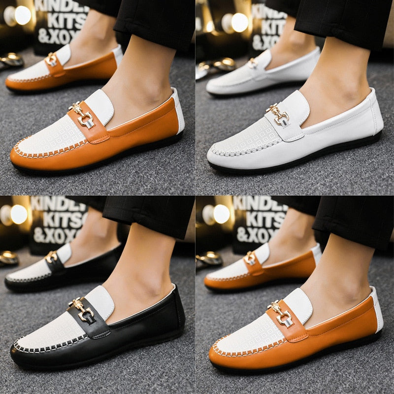 Spring Autumn Men Casual Shoes Soft Sole Simple Loafers