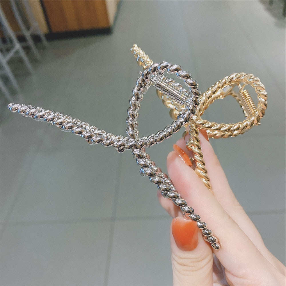 Women Geometric Hair Claw Girls Clamps Fashion