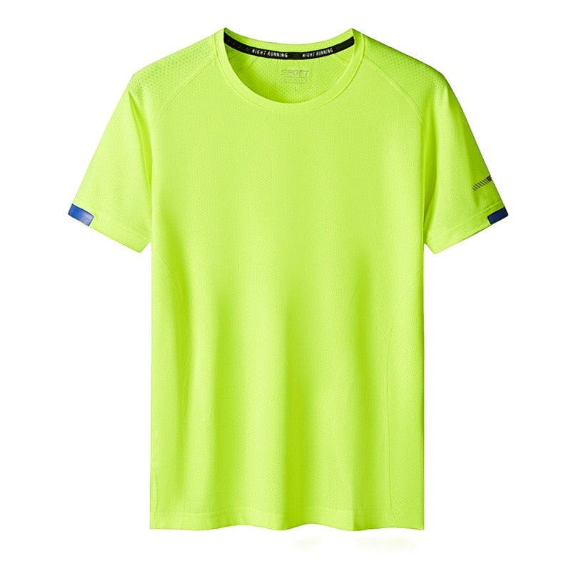 Quick Dry Sport T Shirt Men'S Short Sleeves Top Tees