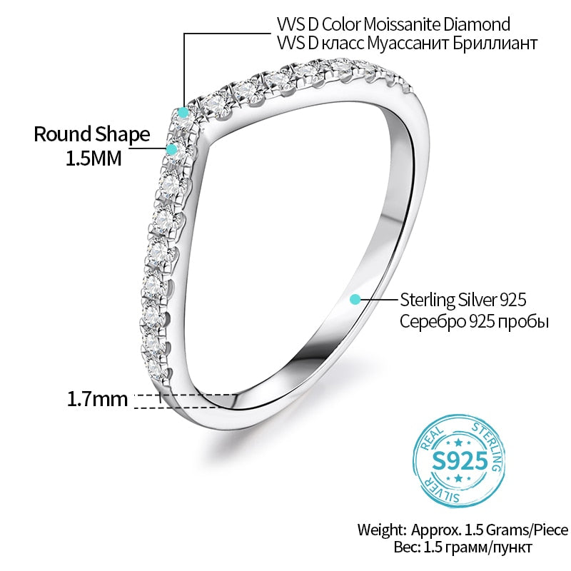 Rings Jewelry Women Engagement Ring 925 Sterling Silver Jewelry