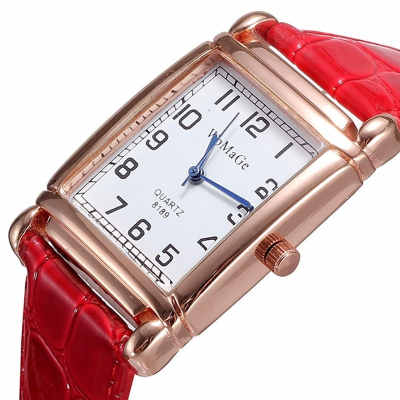 Watches for Women Square Rose Gold Wrist  Ladies Quartz