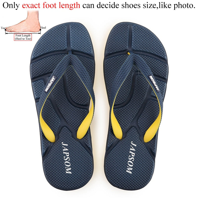 Summer Light Mens Flip Flops Men Beach Slippers