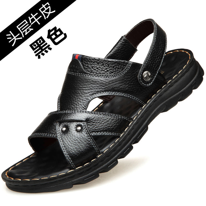 Men Sandals Shoes Waterproof Slip On Soft Sandals Sole Slippers