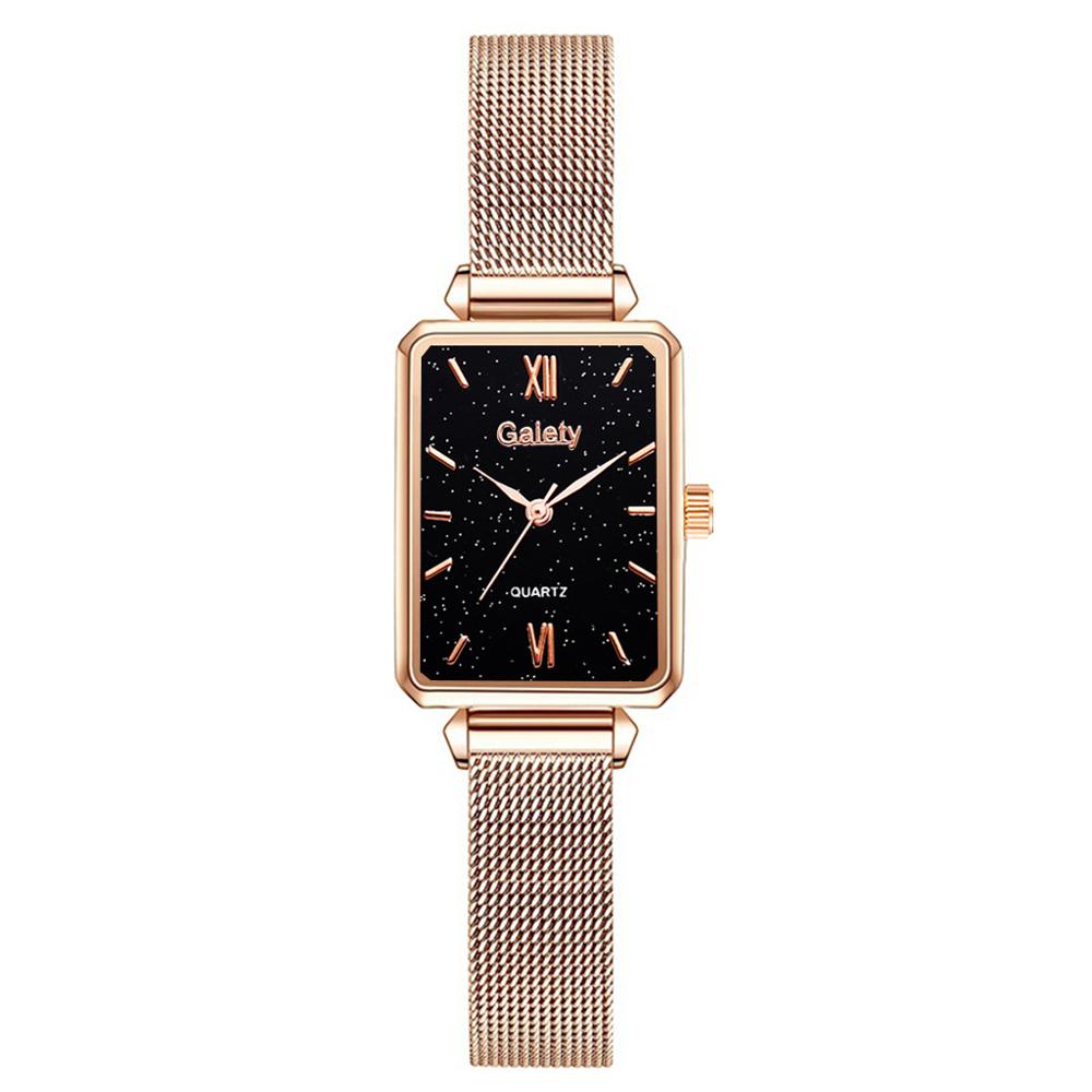 Women Watches Fashion Square Ladies Quartz Watch Bracelet Set