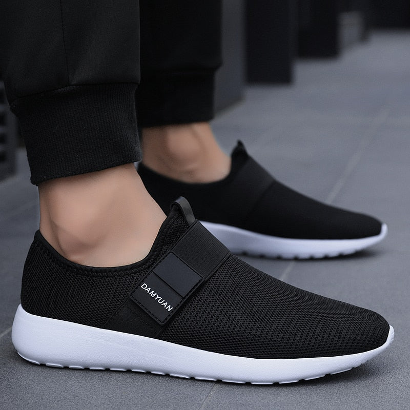 Sneakers Flat Walking Shoes Breathable Sport Shoes Soft Men Casual Shoes