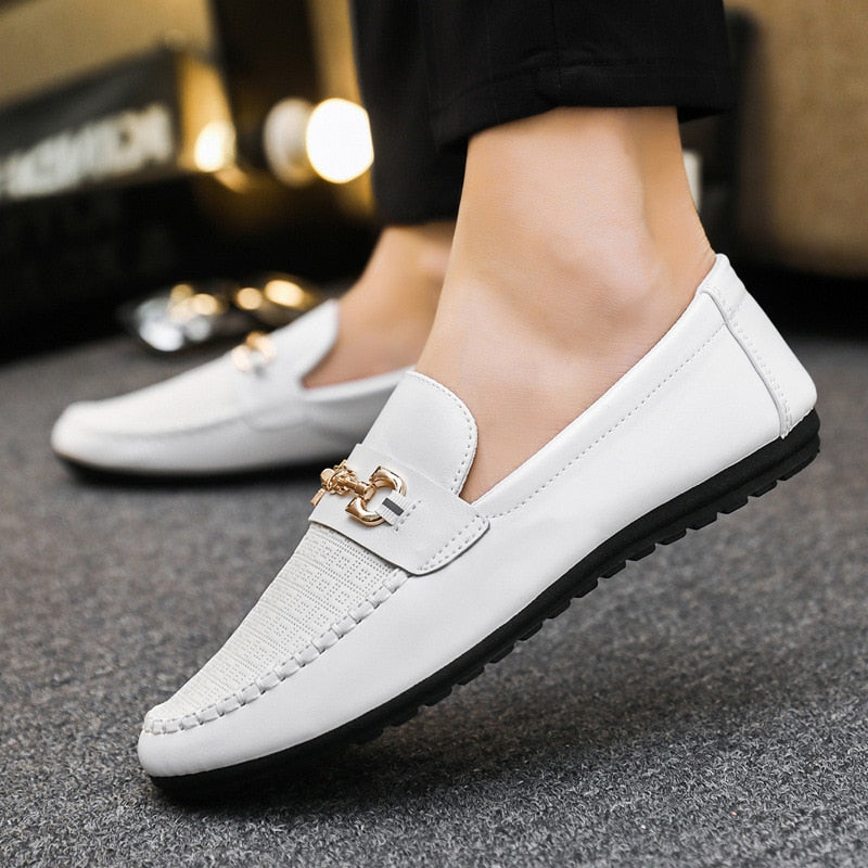 Spring Autumn Men Casual Shoes Soft Sole Simple Loafers