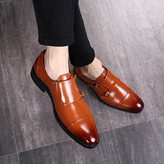 Men Shoes Formal Men Monk Shoes Oxford Shoes Men Dress