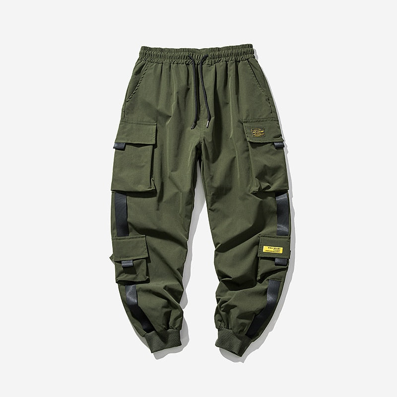 Joggers Pants Men Cargo Pants Hip Hop Casual Pockets Sweatpants Trousers