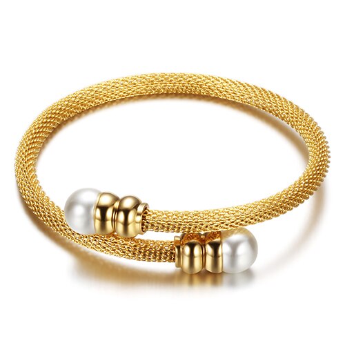 Fashion Pearl Jewelry HOT Sale New Women Cable Bangles