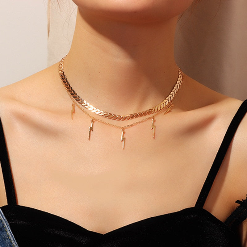 Pearl Choker Necklace  Clavicle Chain Fashion Necklace