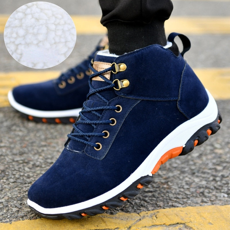 Winter Boots Men Snow Boots Winter Warm Sneakers Anti-skid Shoes