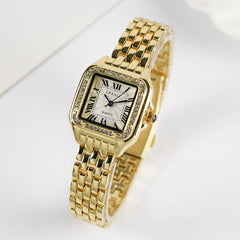 Fashion Square Watches Brand Ladies Quartz Wristwatch Classic