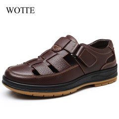 Classic Sandals Men Hollow Out Casual Shoes Comfortable Solid Outdoor Shoes