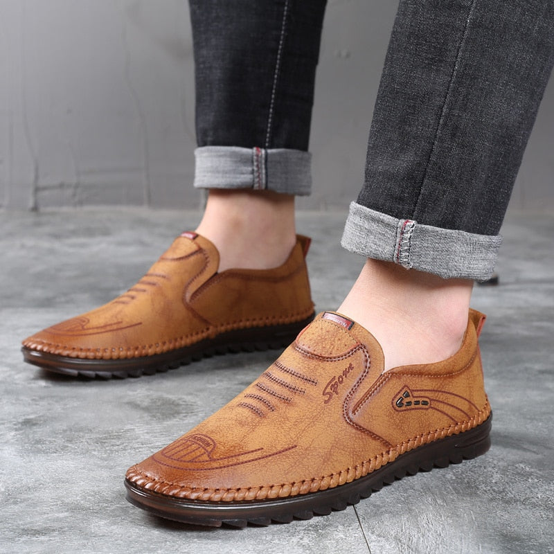 Men Shoes Anti-slip Soft Bottom Casual Bussiness Loafers