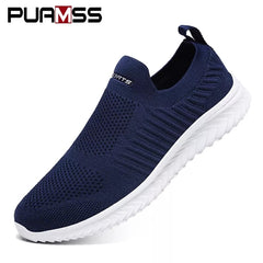 Men Shoes Lightweight Comfortable Slip On Flats Shoes Loafers