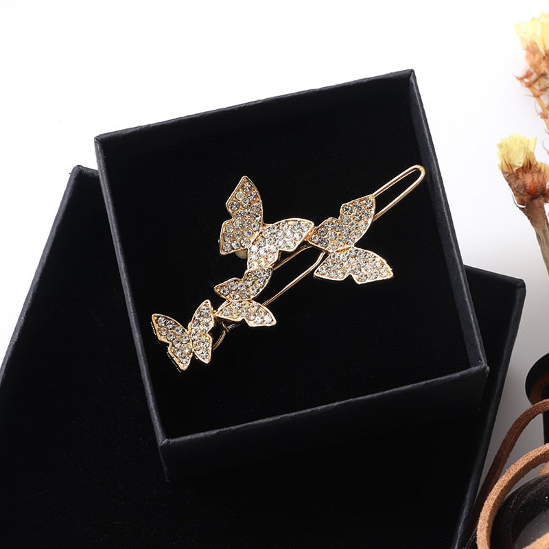 Women Shining Crystal Rhinestone Luxury Hair Clip