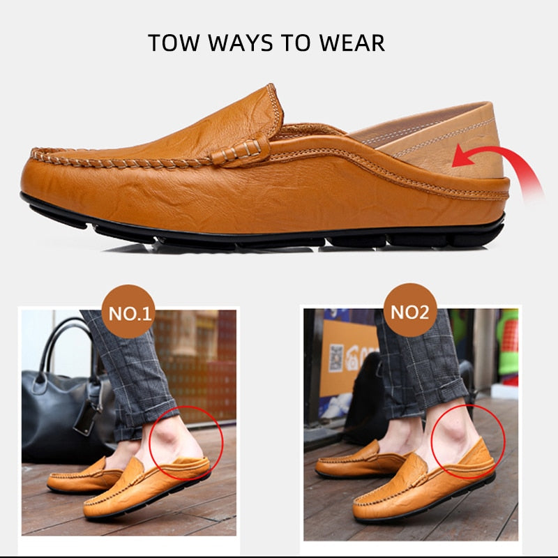 Men Loafers Casual Shoes Breathable Sneakers Driving Shoes Comfort Flats