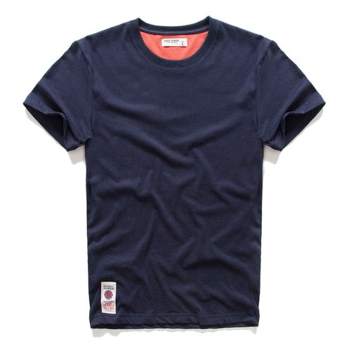 Men T-shirt Causal O-neck Basic High Quality Classical Tops