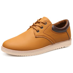 Men Casual Shoes Comfortable Flat Shoes Lace Up Oxfords Shoes