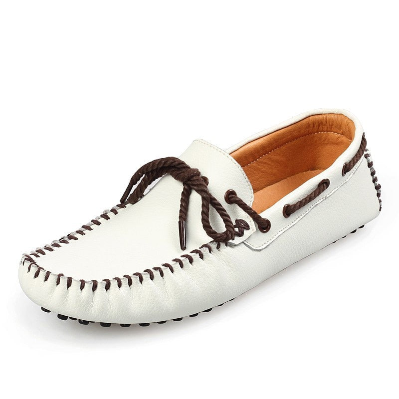 Loafers Shoes Men Low Cut Lacing Casual Shoes Drive