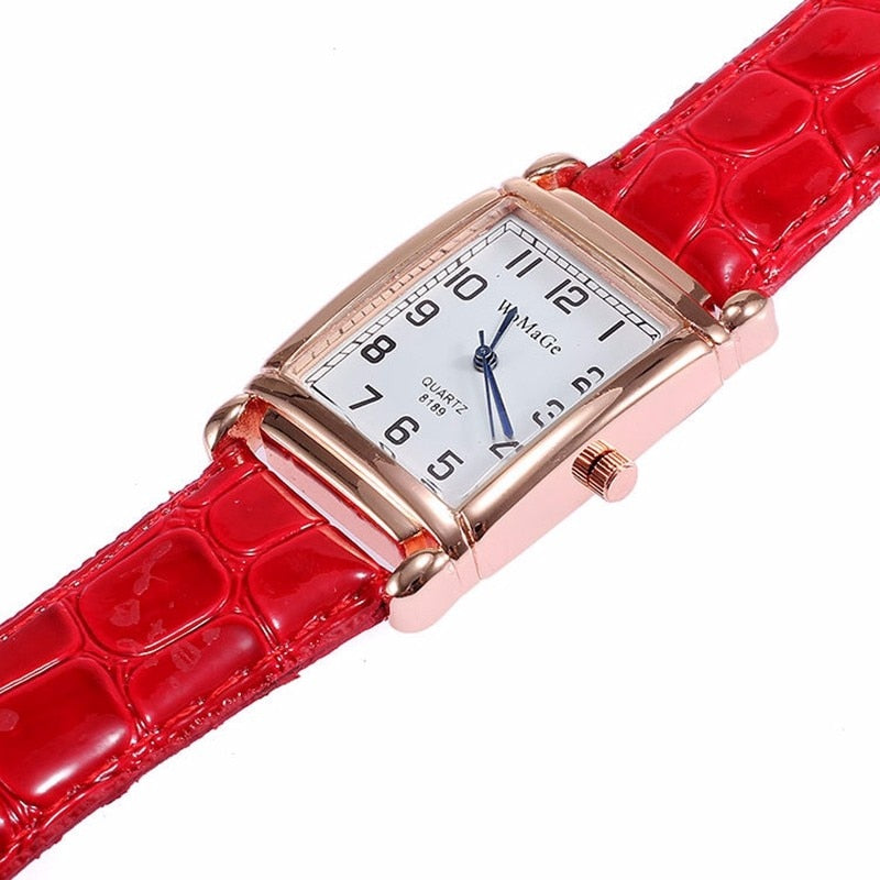 Watches for Women Square Rose Gold Wrist  Ladies Quartz