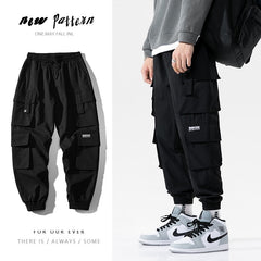 Joggers Pants Men Cargo Pants Hip Hop Casual Pockets Sweatpants Trousers