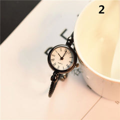 Small Gold Bangle Bracelet Watches Stainless Steel Retro Ladies Quartz