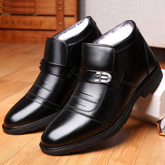 Winter Shoes Men Boots Warm Ankle Boots Fashion Cowhide