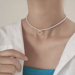 Pearl Beads Choker Clavicle Chain Necklace