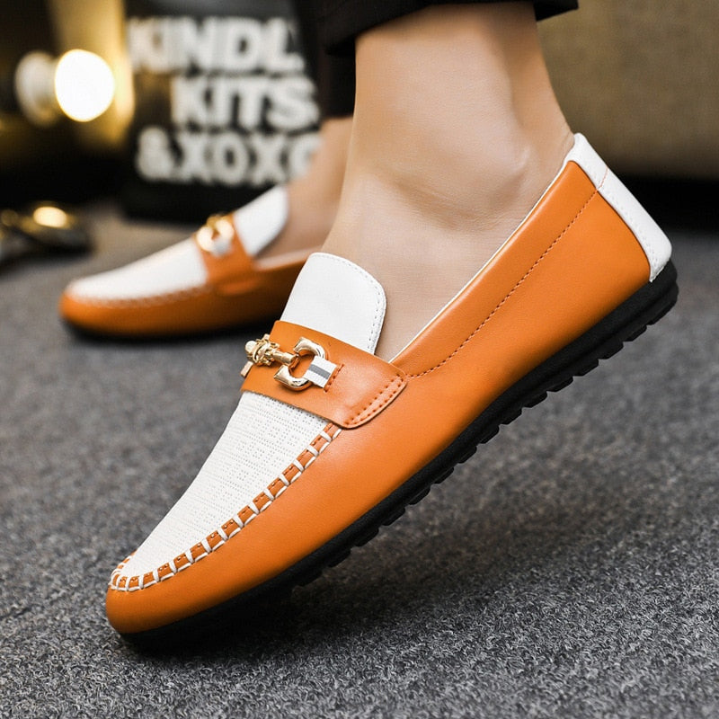 Spring Autumn Men Casual Shoes Soft Sole Simple Loafers