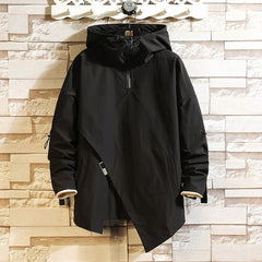 Men Jacket Casual Hoodie Jacket Jacket Pullover Windbreaker Coat