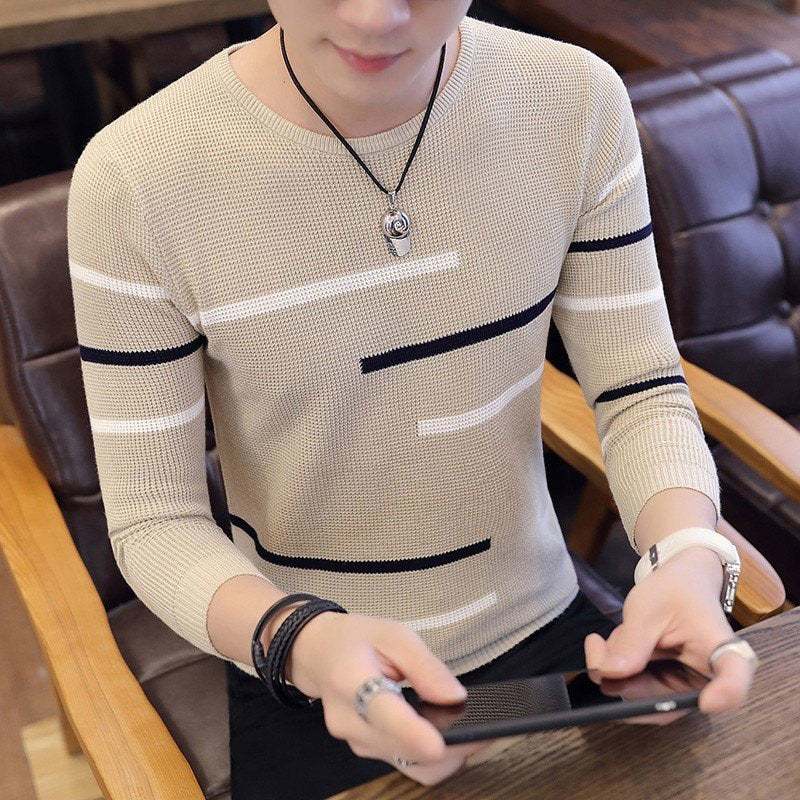 Sweaters And Pullovers Men Long Sleeve Knitted Sweater Pullovers Warm Coat