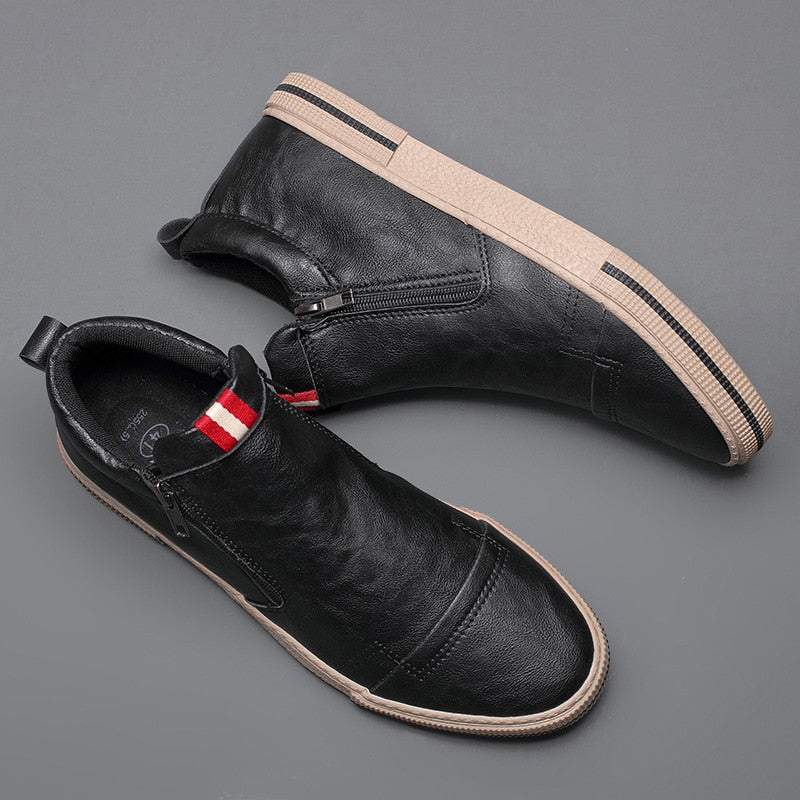 Sneakers Men Loafers Shoes Fashion Slip on Men Driving Shoes Soft