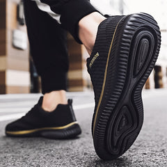 Men Casual Shoes Lac-up Men Shoes Lightweight Comfortable Breathable Walking