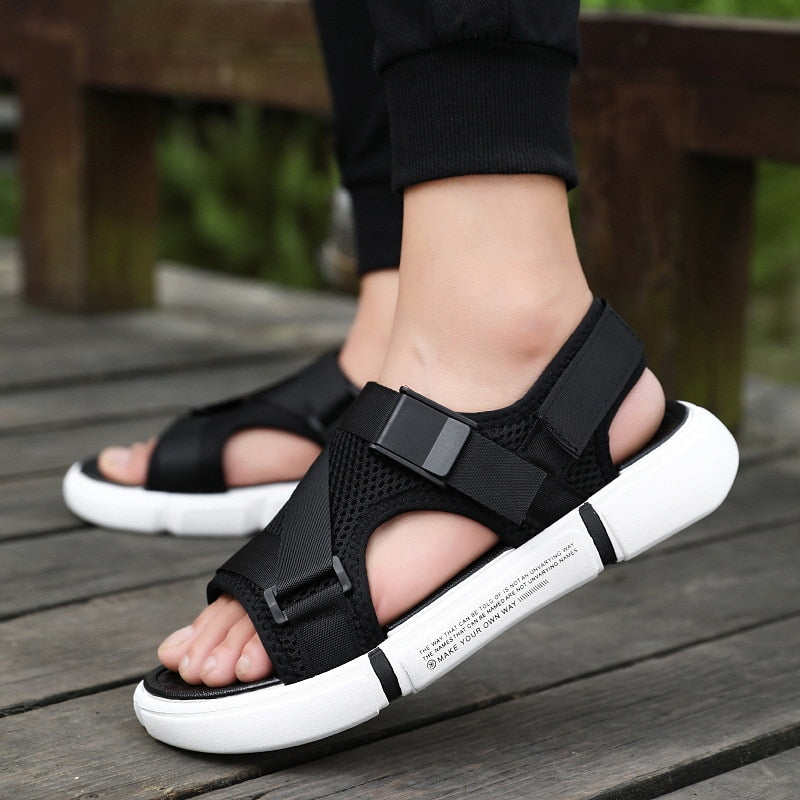 Outdoor Breathable Comfort Slip on Open Shoes Casual Men Sandals