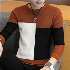 Warm Sweaters O-Neck Wool Sweater Men Knitted Pullover