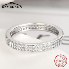 925 Sterling Silver Rings Women Fashion Minimalism