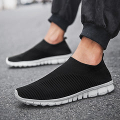 Men Shoes Soft Loafers Shoes Lightweight Mesh Casual Shoes