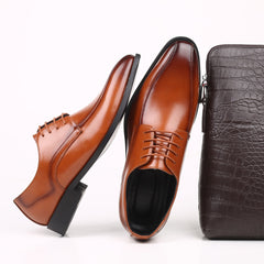 Men Shoes Dress Luxury Brand Elegant Design Business Formal Shoes