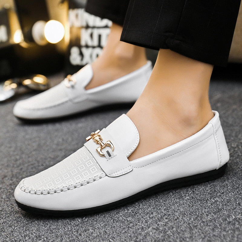 Spring Autumn Men Casual Shoes Soft Sole Simple Loafers