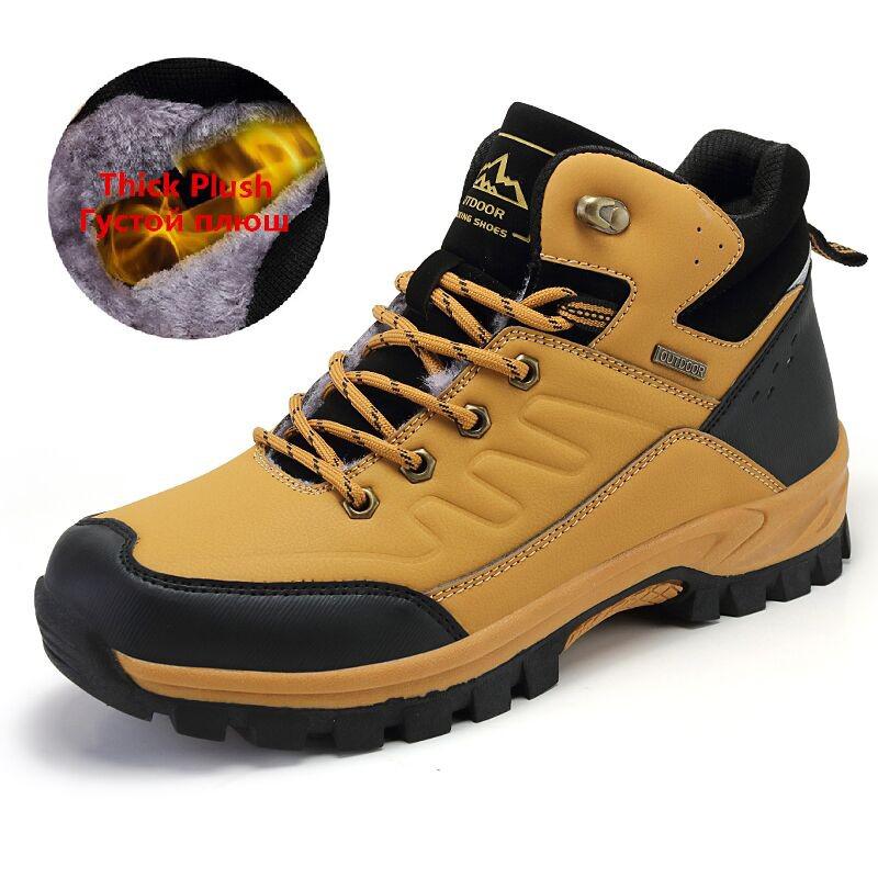 Winter Snow Boots Warm Men Boots Non-slip Waterproof Ankle Boots