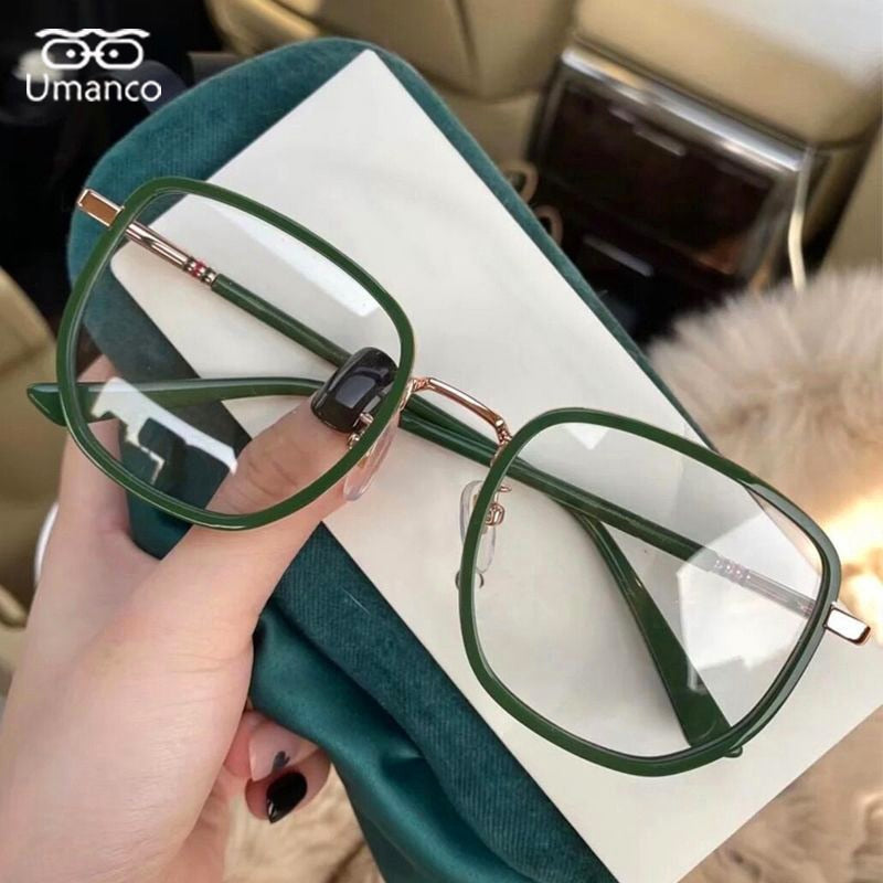 Oversized Square Myopia Glasses