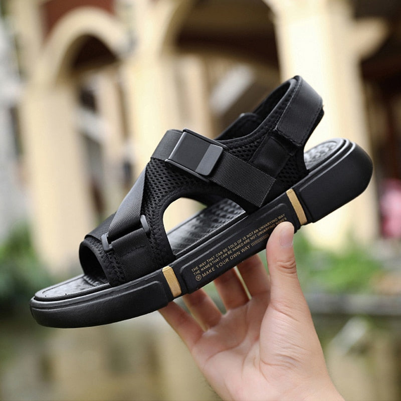 Outdoor Breathable Comfort Slip on Open Shoes Casual Men Sandals