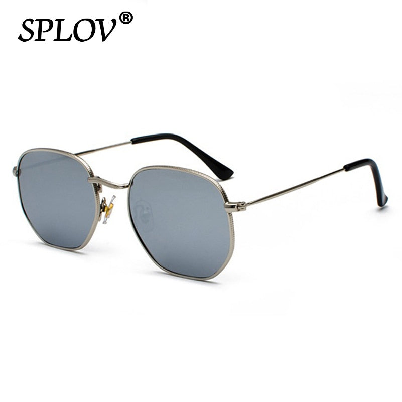 Men Women Sunglasses Square Polygon Sun Glasses