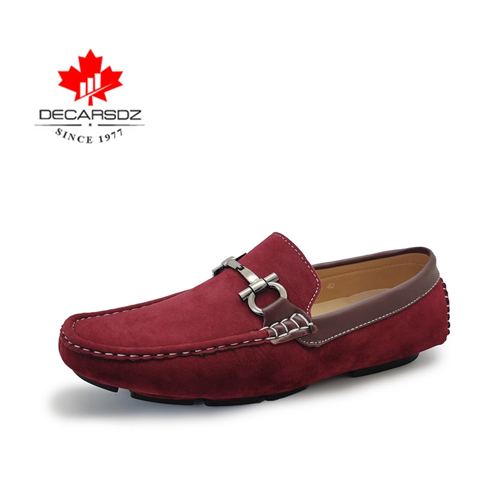 Loafers Shoes Men Clasicc Comfy Flat Moccasin Shoes Men Slip-on Boat Shoes