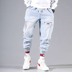 Hip Hop Pants Men's jeans Cargo Pants Elastic Harun pants Joggers Pants