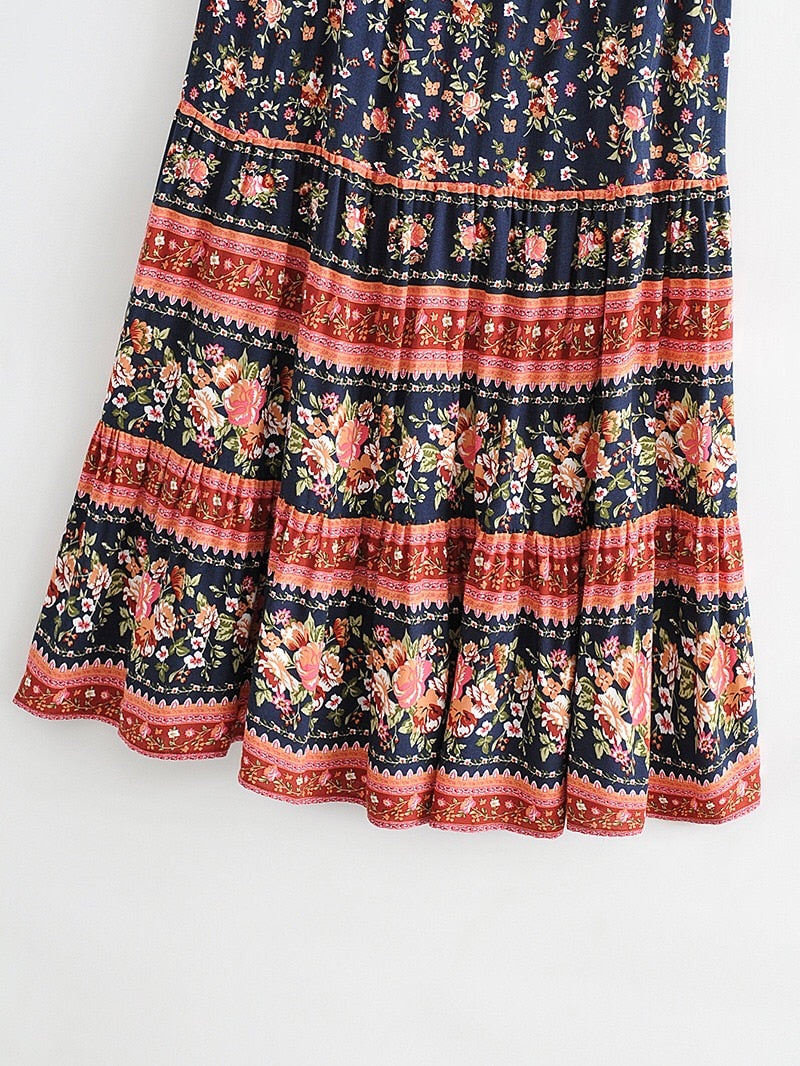 Long Skirt Hippie Women Swing Skirts Holiday Beach