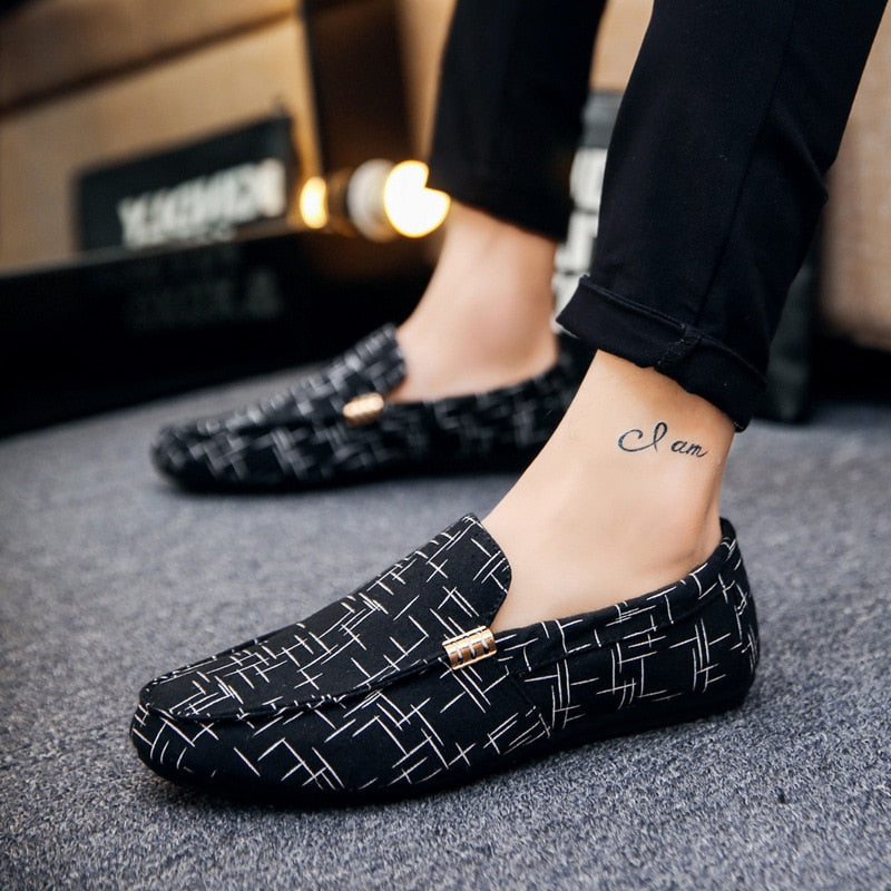 Men Loafers Shoes Casual Light Shoes Breathable Fashion Flat Footwear