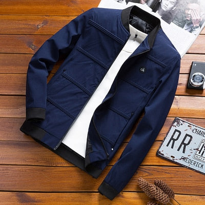 Mens Jackets Casual Coats Sportswear Baseball Slim Jackets Bomber Jackets