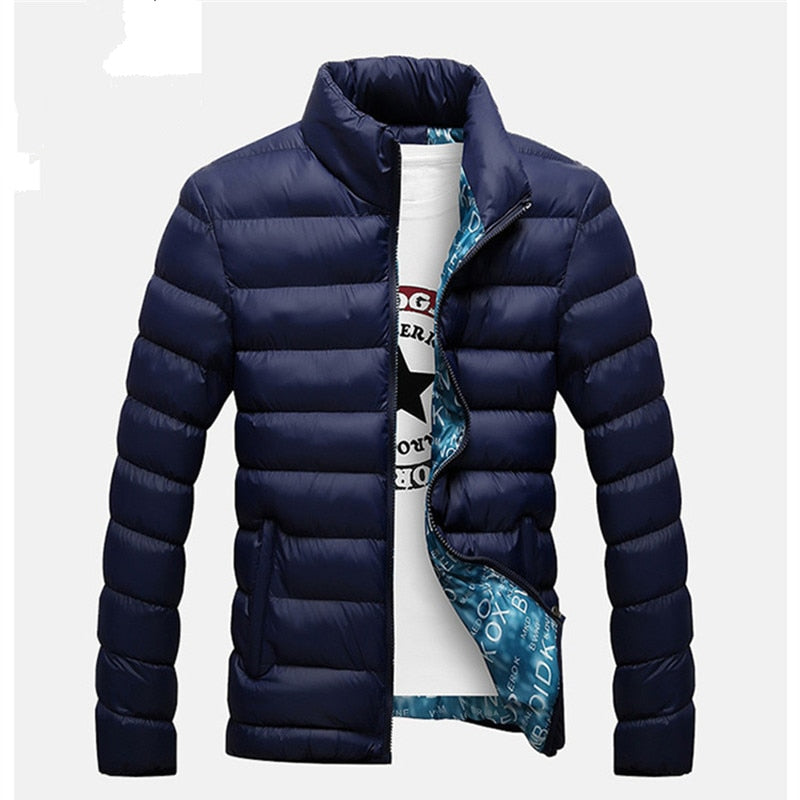 Winter Jackets Men Winter Warm Slim Coats Casual Windbreaker Jackets